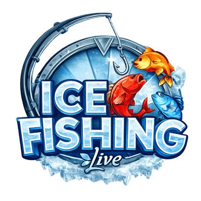 Ice Fishing slot met winterthema en interactief visvangst bonusspel